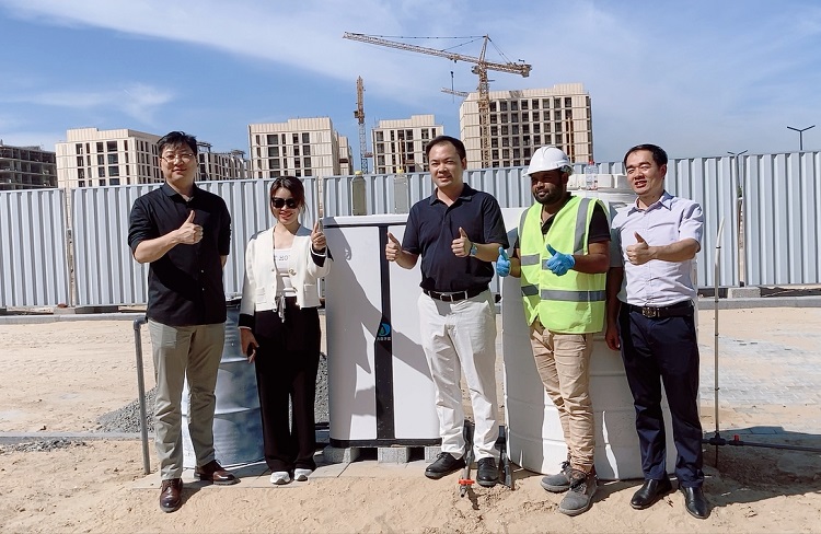 力鼎清道夫戶用型生活污水處理設備走進迪拜